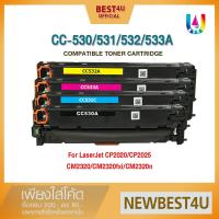 ราคา BEST4U หมึกเทียบเท่า CC530A/530a/HP 304A/CANON 318 BK/CRG 318 BK For HP Printer CP2025/CM2320 (4105455082)