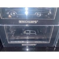 ราคา Mini Cut Minichamps 1/43 Mercedes-Benz W180 รุ่นที่สอง Mercedes-Benz S-Class Classic All Black Limited 500 (49950725758)