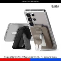ราคา Ringke Slide Grip Wallet Magnetic Card Holder สําหรับ Samsung Galaxy (41965068790)