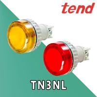 ราคา TN3NL ไพล๊อตแลมป์ 30mm. 220VAC. สี(O),(R) ″TEND″ (40363576695)