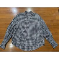 ราคา zara แท้เสื้อลายตารางสีดำทรงโอเวอร์ไซร์ช่วงแขนพองคอตั้งแหวกช่วงอกเป็นรูปวีด้านหลังคอมีกระดุมสภาพดีมือสอง (28859668480)
