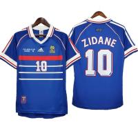 ราคา เสื้อฟุตบอล Retro 98 France ZIDANE 1998 ฝรั่งเศสเสื้อ (41168236019)