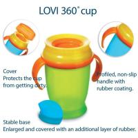 ราคา แก้วหัดดื่มสำหรับเด็ก แบรนด์ lovi 360° ขนาด 350 ml.แท้ (4773669953)