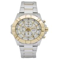ราคา ลดเพิ่ม 330 ใส่โค้ด INCZ8H3 ﻿Seiko Two Tone Chronograph Watch Silver/Gold Strap รุ่น SNDD74P1 (4241363181)