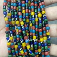 ราคา ลูกปัดหินทราวดี หินลูกปัดทราวดี ลูกปัดหินสีสวยงาม ขนาด 4 มิล กับ 8 มิล สำหรับรอยเอง คัดมาแล้วทุกเส้น ยาว 24 นิ้ว (25795498919)