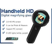 ราคา กล้องจุลทรรศน์ดิจิตอลแบบใช้มือถือ 100X แว่นขยายเหรียญ 2 นิ้วหน้าจอ ไอพีเอส เลนส์กล้องแสง นํา สีคู่อ่าน (24794878392)