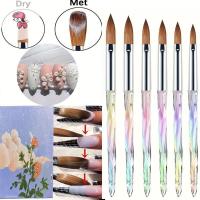 ราคา GRL 6 ชิ้นชุดแปรงเล็บอะคริลิค, Professional เล็บแปรงสําหรับอะคริลิค Application อะคริลิคผงต่อเล็บและ 3D เล็บแกะสลัก TH (50001701369)