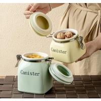 ราคา กระปุกเซรามิค เก็บเมล็ดกาแฟ ก้อนน้ำตาล ฝาล็อคปิดสูญญากาศ (26470524421)