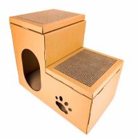 ราคา กล่องลับเล็บแมวทรงแอล ลับเล็บได้ 2 ชั้น ที่ลับเล็บแมว บ้านแมว (25392718733)