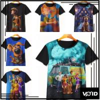ราคา เสื้อยืด Cool Scooby-Doo 3D | เสื้อยืดลายการ์ตูน Scooby-Doo | สคูบี้-ดู เสื้อผ้าสําหรับเด็กอายุ 1-12 ปี (43672387594)