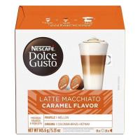 ราคา NESCAFE DOLCE GUSTO Latte Macchiato caramel flavor แคปซูลกาแฟ แคปซูลกาแฟคั่วบด 16 แคปซูล 1 กล่อง (5863026180)
