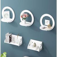 ราคา ชั้นวางของติดผนัง ชั้นติดผนัง ชั้นไม้ เจาะติดผนัง กรอบไม้วางของ กรอบไม้ติดผนัง (26703075706)