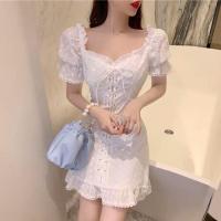 ราคา เดรชสั้นลูกไม้ผ้าฉลุ (4853825810)