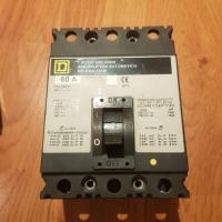ราคา มือสอง Main Breaker 3เฟส 60A Square D รุ่น FAL34060 (24263809783)