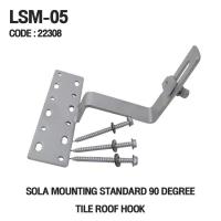 ราคา Lumira ตัวยึดหลังคาซีแพค Cpac Tile Hook รุ่น LSM-05 อุปกรณ์เสริม ติดตั้ง แผงโซล่าเซลล์ (29588793697)