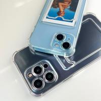 ราคา [i15]พร้อมส่งในไทย T3S52 เคสคลุมกล้องขั้นสุด+ช่องใส่บัตร สำหรับ iPhone Case เคสไอโฟน เคสใสใส่บัตรมุมกันกระแทก 5Promax (27488499384)