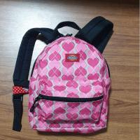 ราคา กระเป๋าสะพาย dickies (mini) ลายหัวใจสีชมพู มือสอง (8121562125)