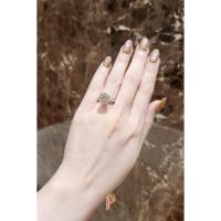 ราคา แหวนเพชรชู 3 กะรัต ฝังเพชรรอบก้านแหวน (26053630123)