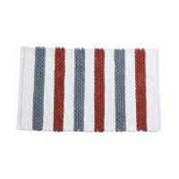 ราคา HomeHuk พรมเช็ดเท้า รุ่นเชอ ขนาด 50 x 80 ซม. - สีน้ำเงิน/แดง (26781919451)