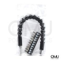 ราคา ชุดสายอ่อนต่อสว่าน ยาว 30 ซม. พร้อม 10 หัวไขควง ใช้ได้กับสว่านไฟฟ้า/สว่านแบต สำหรับขันสกรูในพื้นที่แคบ ซอก ลึก เหมาะ (7034699147)