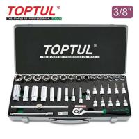 ราคา TOPTUL 39PCS 3/8" DR. ชุดลูกบ๊อกซ์ GCAD3902 - ใหม่ 100% & (48951392529)