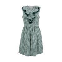 ราคา [ส่งฟรี] Senada AW2017 Ruffle Tweed Dress (11367548408)