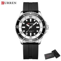ราคา Curren ของแท้ นาฬิกาข้อมือควอตซ์แฟชั่น สายซิลิโคน กันน้ํา หน้าปัดเรืองแสง 3ATM สําหรับบุรุษ 8448 (23346311886)