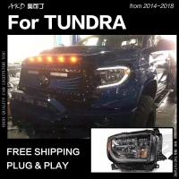 ราคา Car Styling for Toyota Tundra Headlights 2014-2018 Tundra LED Headlight DRL High Low Beam LED Head Lamp Accessories (24218944836)