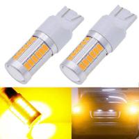ราคา Alithai 2PCS T20 Yellow ไฟเลี้ยวกระพริบเร็ว ใส่คู่เดียวกระพริบรอบคัน LED 33 หลอดสีส้ม ขั้วเสียบ ใส่เเทนหลอดเดิม (26428426224)