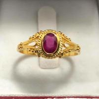 ราคา แหวนทองแท้พลอยแท้สวยๆ (1441301918)