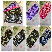 ราคา ผ้าผูกผมวินเทจ ลายพรางทหาร โพกหัวได้ พันคอ ผ้าโพกหัวทหาร ขนาด 55*55เซนติเมตร ลายทหาร (1720556971)