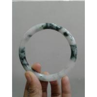 ราคา กำไลหยกพม่า ขาวอมเขียว (415987592)