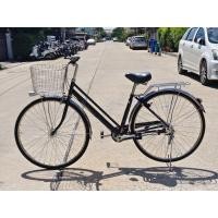 ราคา จักรยานแม่บ้านมือสองญี่ปุ่น เกียรดุม 3 speeds วงล้อ+ซี่ลวดสแตนเลส 27 นิ้ว เฟรมเหล็ก (41966470846)