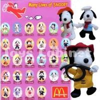 ราคา ตุ๊กตาหมา Snoopy สนูปปี้ อาชีพ แมคโดนัลด์ McDonalds Snoopy 2001 Occupation Collection Happy Meal ขนาด 4 นิ้ว ปี 2001 (17883763848)