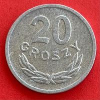 ราคา เหรียญโปแลนด์ Poland 20 groszy ปี 1969 เหรียญ​ต่างประเทศ (21874607721)