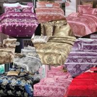 ราคา ชุดเครื่องนอน ผ้าปูที่นอนผ้าแพร ครบไซส์ พร้อมผ้านวม 6 ฟุต สีเงางาม ลวดลายไทย (6330884277)