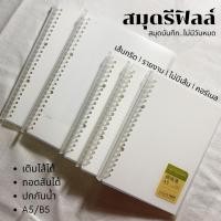ราคา (อ่านรายละเอียดก่อนสั่ง)สมุดจดบันทึกรีฟิลล์ สมุดรีฟิลล์ สมุดเติมไส้ได้ ขนาด A5/B5 ถอดสันได้ (7267936004)