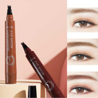 ราคา ดินสอเขียนคิ้ว 4 หัว ยอดนิยม ทนทาน กันน้ำ สำหรับมือใหม่ ดินสอเขียนคิ้วกันน้ำและกันเหงื่อดินสอเขียนคิ้วติดทนนาน (5565317815)