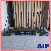 ราคา PROEUROTECH UHF129 ไมค์ลอยตั้งโต๊ะ 8ตัว ก้านสั้น45CM ไมค์ประชุม ชุดประชุมไร้สาย ไมค์ประชุมไร้สาย UHF 129 UHF-129 PRO ... (4237366508)