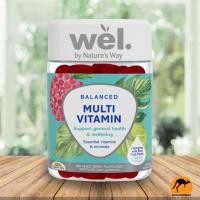 ราคา วิตามินรวมและแร่ธาตุที่จำเป็นต่อร่างกาย Natures Way Wel. Multivitamin Gummies 60 เม็ด (15122699197)
