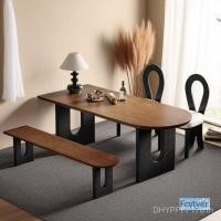 ราคา ฝนฤดูใบไม้ร่วงกลับผนังเกาะโบราณตารางพาร์ทเมนท์ขนาดเล็กโต๊ะประชุมพายฝรั่งเศสโต๊ะรับประทานอาหารเก้าอี้ครึ่งวงกลมครัวเรือนโต๊ะรับประทานอาหาร ZTG8 (24697719708)