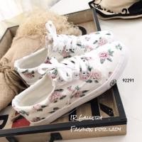 ราคา รองเท้าผ้าใบ ลายดอกวินเทจ*ทักแช้ตเช้คไซสก่อนสั่ง (1039548113)