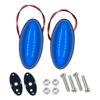 ราคา 2ชิ้น12โวลต์24โวลต์ไฟเตือนด้านข้างสําหรับรถยนต์รถบรรทุกตะแกรงไฟกระพริบบาร์สัญญาณไฟแสดงสถานะรถพ่วงรถบรรทุกด้านข้างเครื่องหมายตกแต่งไฟ (49751468094)