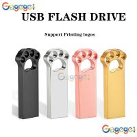 ราคา Usb Data Storage 2TB 1TB แมวน่ารัก Paw รูปเพลงเก็บ 64GB 128GB 32GB 16GB 8GB Memory Stick (29307236063)