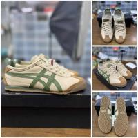 ราคา รองเท้ามือ1 แท้ Onitsuka Tiger รุ่น Mexico 66 สี Beige/Grass Green (เบจ/เขียว) ขนาด US4, EU36, 22.5cm (48301055430)