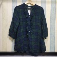 ราคา HIJAU เสื้อเชิ้ตเด็กผู้หญิงลายตารางหมากรุกสีเขียว - เสื้อ Preloved (40711181722)