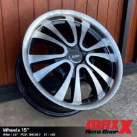 ราคา ล้อแม็ก SSW 058 ขอบ 15" 6รู139.7 กว้าง 7.5" ET+25 สีดำหน้าขอบกลึงเงา ล้อใหม่มือ1 แกะกล่อง100% (ขายเป็นชุด 4 วง) RISW2403 (23061120156)