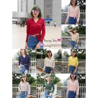 ราคา เสื้อโบว์เอว(กดสั่ง1ตัวต่อ1ออเดอร์)ผ้าแมงโก้ คัตติ้งเป๊ะค่า (67698628)