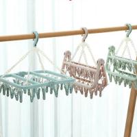 ราคา ตะขอตากผ้า ชุดเด็กอ่อน ผ้าอ้อม ของชิ้นเล็ก พร้อมที่หนีบ 32 ชิ้น (40374476397)