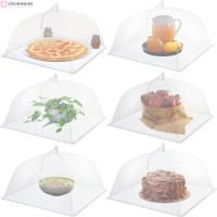 ราคา CLEMMENT ฝาครอบอาหาร, เครื่องดูดควันผักสีขาวมัลติฟังก์ชั่น, ผ้าคลุมโต๊ะพับได้แบบใช้ซ้ําได้ป้องกันแมลงวันแมลงฝาครอบสําหรับห้องครัว (40171963936)